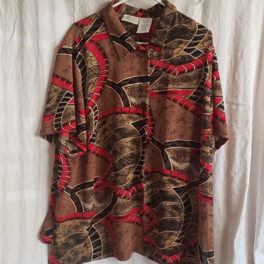 Short sleeve dress blouse